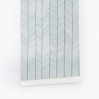 delicate herringbone print removable wallpaper
