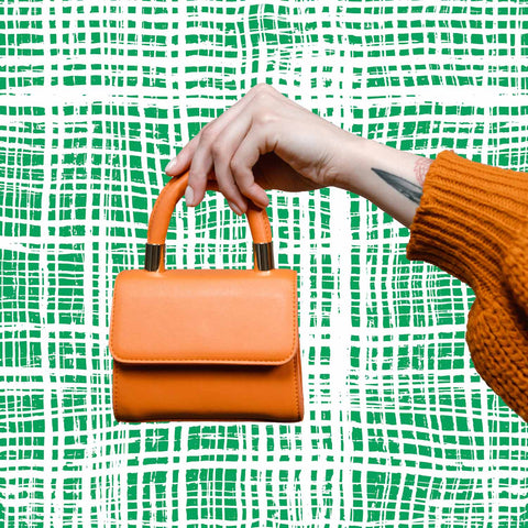 Kelly Green Plaid Design Wallpaper