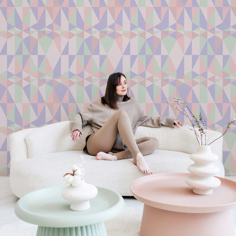 Pastel Kaleidoscope Wallpaper